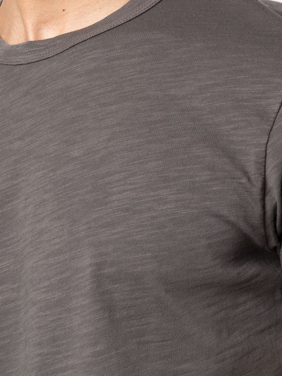 Shop Alex Mill Slub Crew Neck T-shirt In Grey