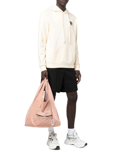Shop Apc A.p.c. Men's Pink Polyester Travel Bag