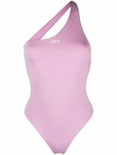 Shop Off-white Women's Pink Polyester One-piece Suit