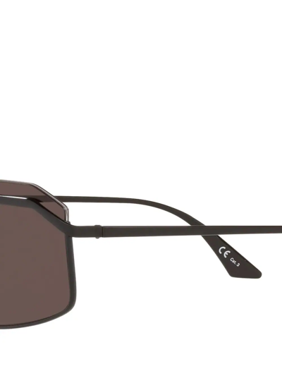 Shop Balenciaga Rectangle-frame Tinted Sunglasses In Grey