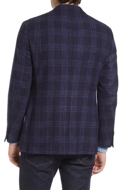 Peter Millar Tailored Wool Sport Coat in Grey, Size 54 Regular