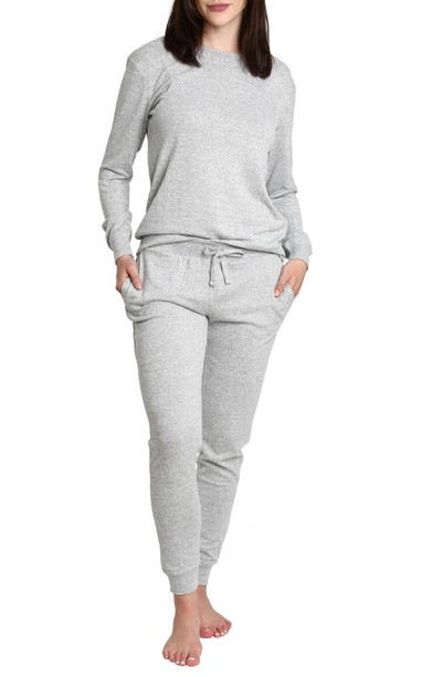 Shop Blis Long Pajamas In Grey