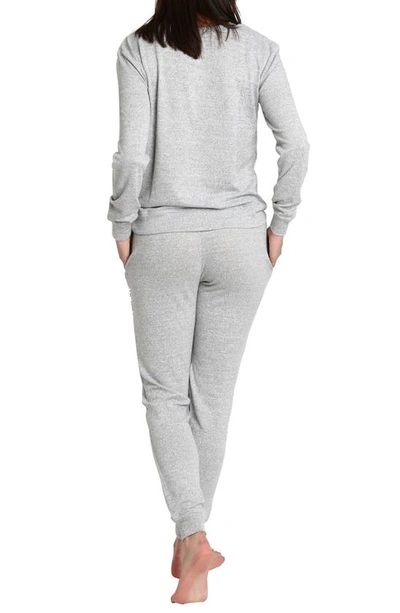 Shop Blis Long Pajamas In Grey