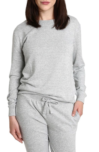 Shop Blis Long Pajamas In Grey