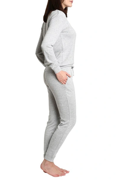 Shop Blis Long Pajamas In Grey