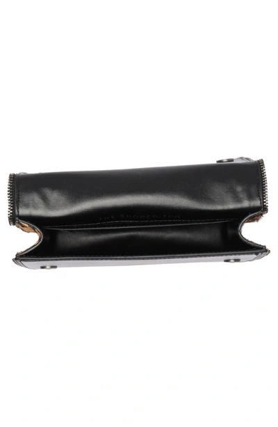 Shop Kurt Geiger Shoreditch Small Leather & Genuine Calf Hair Shoulder Bag In Charcoal