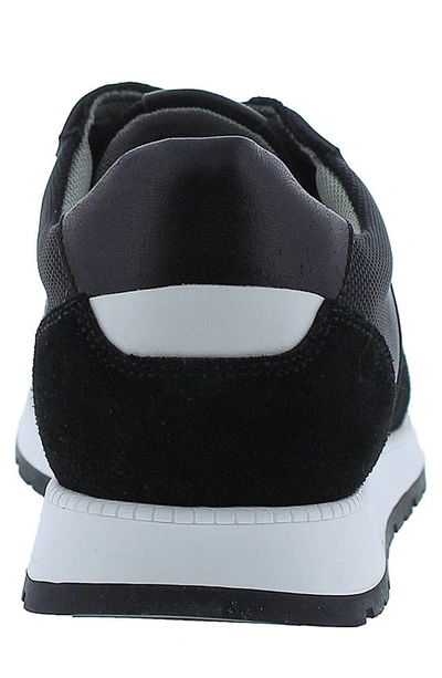 Shop English Laundry Tony Leather Sneaker In Black