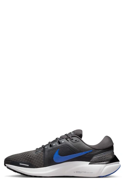 Shop Nike Air Zoom Vomero 16 Road Running Shoe In Anthracite/ Racer Blue/ Black