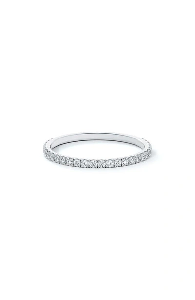 Shop De Beers Forevermark U Cut Pavé Diamond Ring In Platinum