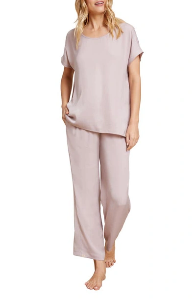 Barefoot Dreams Dolman-sleeve Washed Satin Lounge Set In Feather | ModeSens