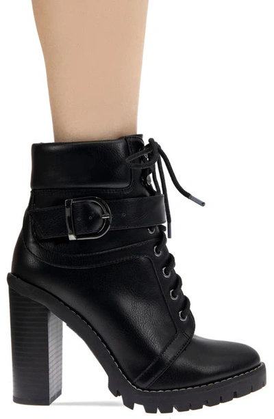 Shop Bcbgeneration Padina Lug Sole Bootie In Black