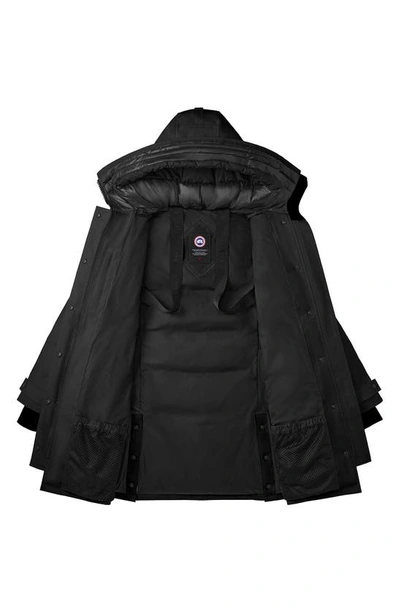 Shop Canada Goose Shelburne Water Resistant 625 Fill Power Down Parka In Black