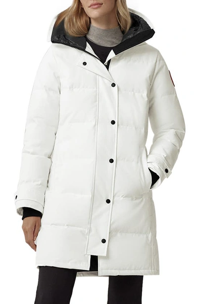 Shop Canada Goose Shelburne Water Resistant 625 Fill Power Down Parka In North Star White