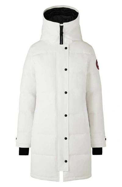 Shop Canada Goose Shelburne Water Resistant 625 Fill Power Down Parka In North Star White