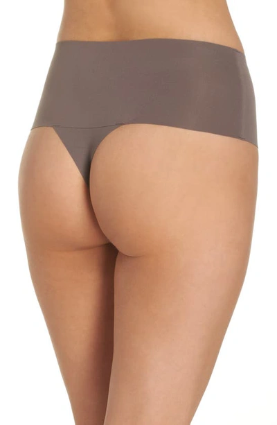 Shop Spanxr Undie-tectable Thong In Umber Ash