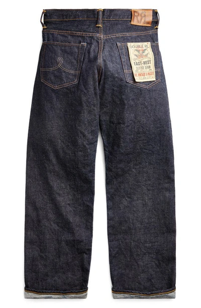 Shop Double Rl Relaxed Fit Jeans In East/ West Rinse