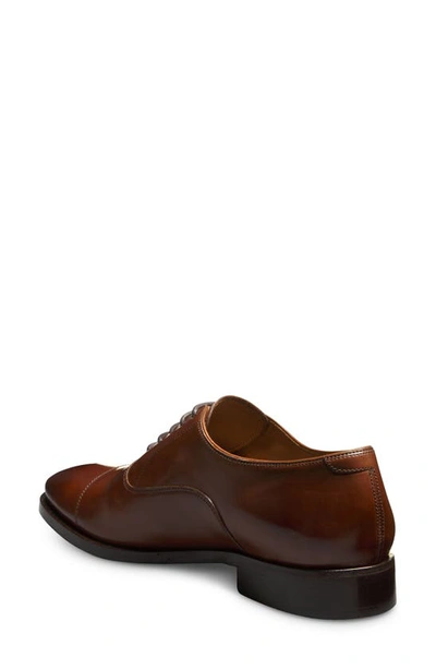 Shop Allen Edmonds Siena Clean Cap Toe Oxford In Chili