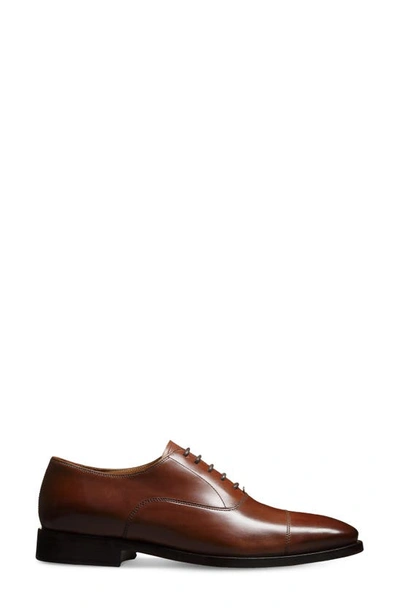 Shop Allen Edmonds Siena Clean Cap Toe Oxford In Chili