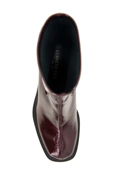 Shop Kenneth Cole Amber Boot In Burgundy