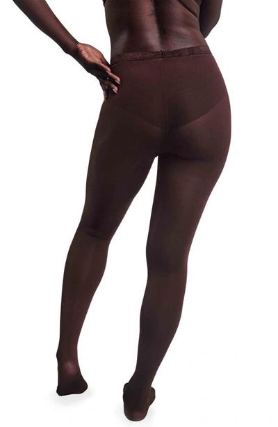 Shop Nude Barre Footed Opaque Tights In 6pm