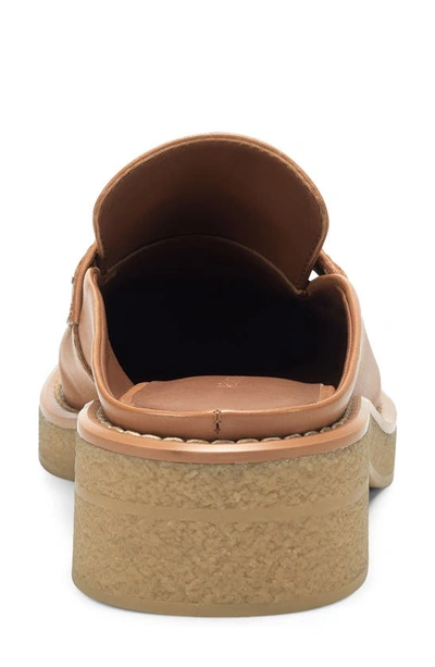 Shop Aerosoles Una Loafer Mule In Tan Leather