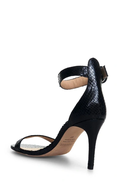 Shop L Agence Gisele Ii Ankle Strap Sandal In Black