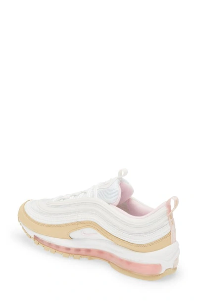 Shop Nike Kids' Air Max 97 Sneaker In Summit White/ Pink