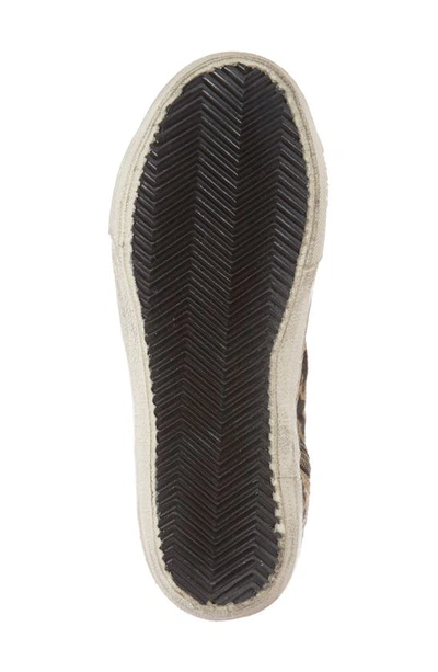 Shop Golden Goose Genuine Calf Hair High Top Sneaker In Ice/ Leopard Print