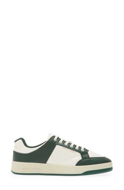 Saint Laurent Green Sl/61 Low Top Leather Sneakers - Men's - Calf  Leather/rubber | ModeSens