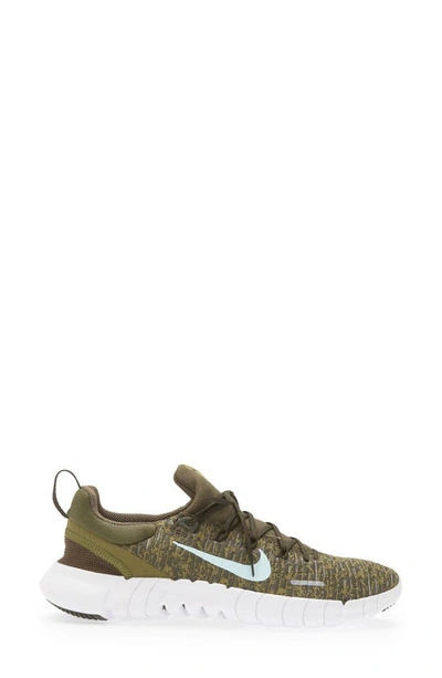 Nike Men's Free Run 5.0 Next Nature Running Sneakers From Finish Line In  Cargo Khaki/sequoia | ModeSens