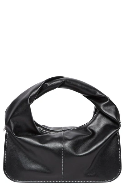 Shop Yuzefi Wonton Leather Bag In Black