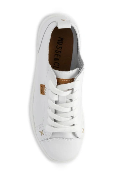 Shop Musse & Cloud Masy Platform Sneaker In White