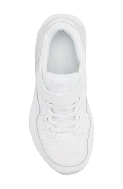 Shop Nike Kids' Air Max Systm Sneaker In White/ Platinum