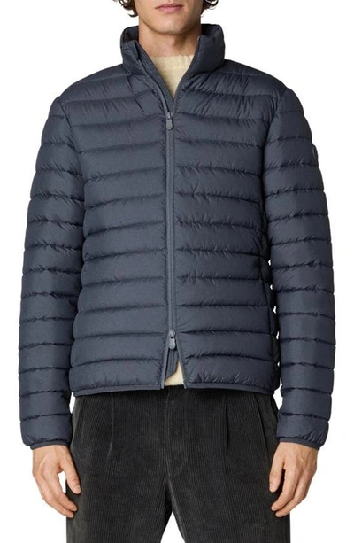 Shop Save The Duck Lewis Water Repellent Puffer Jacket In Ebony Grey