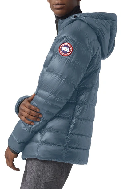 Shop Canada Goose Crofton Water Resistant Packable Quilted 750-fill-power Down Jacket In Ozone Blue- Bleu Ozone