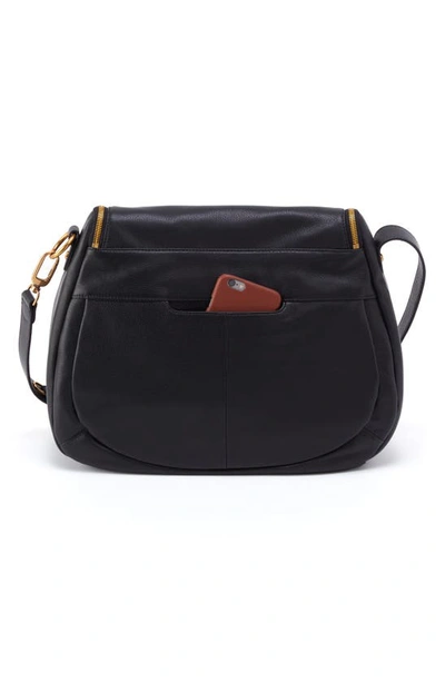 Shop Hobo Fern Convertible Leather Shoulder Bag In Black