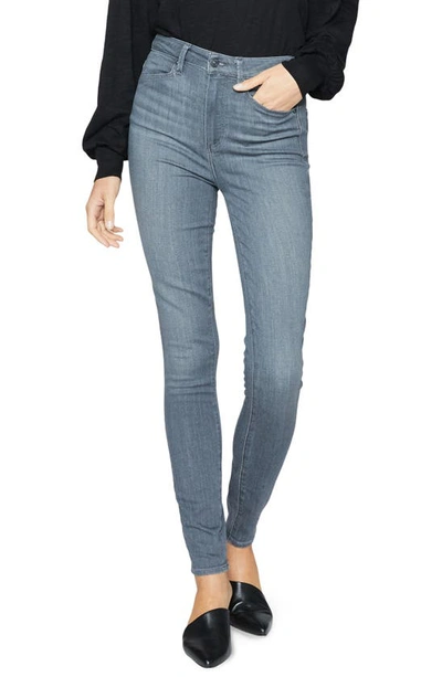 Shop Paige Margot High Waist Ultra Skinny Jeans In Grey Area