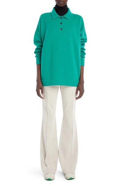 Shop The Row Sinop Cashmere Polo Sweater In Amazon