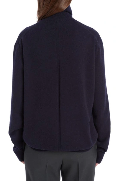 Shop The Row Ciba Cashmere Turtleneck Sweater In Dark Navy