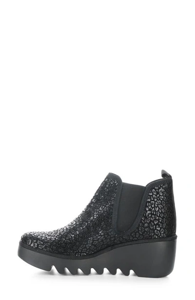 Shop Fly London Byne Wedge Chelsea Boot In 016 Anthracite Rames