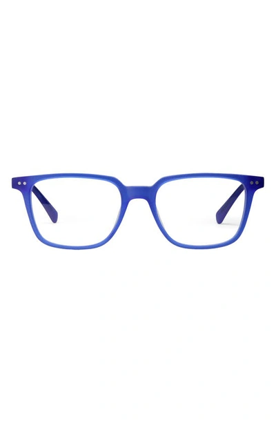 Shop Eyebobs C-suite 51mm Reading Glasses In Blue Crystal/ Clear