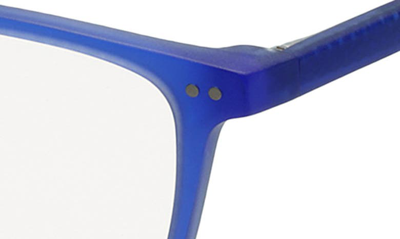 Shop Eyebobs C-suite 51mm Reading Glasses In Blue Crystal/ Clear
