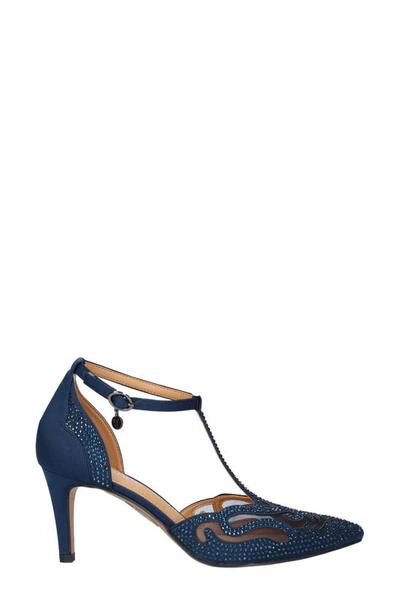 Shop J. Reneé Lisa T-strap Pump In Navy