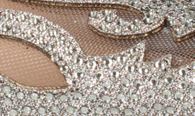 J. Reneé Lisha Rhinestone Pointed Toe Pump In Pewter