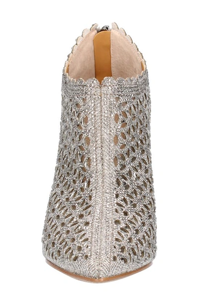 J. Reneé Nishita Pointed Toe Bootie In Pewter