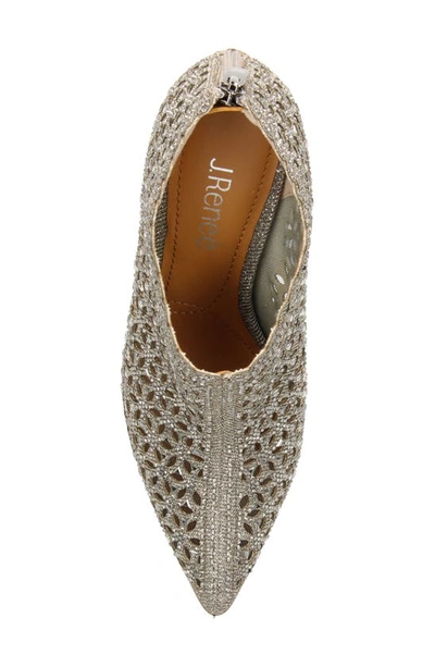 J. Reneé Nishita Pointed Toe Bootie In Pewter