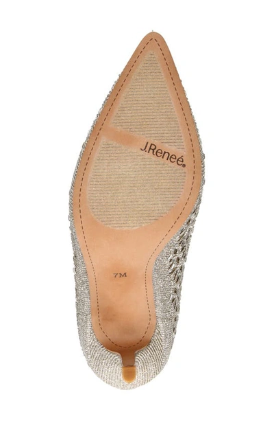 J. Reneé Nishita Pointed Toe Bootie In Pewter