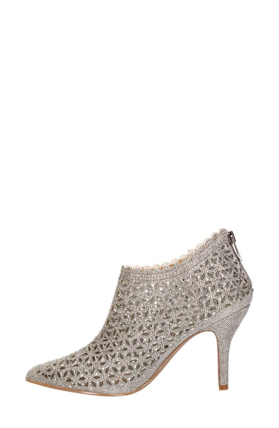 J. Reneé Nishita Pointed Toe Bootie In Pewter