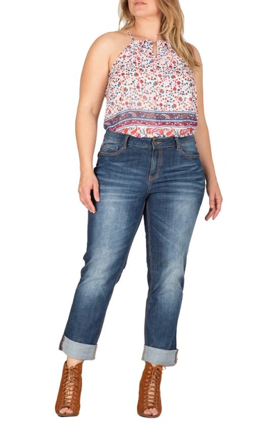 Standards & Practices X-boyfriend Cotton Jeans In 1824 Rebarb