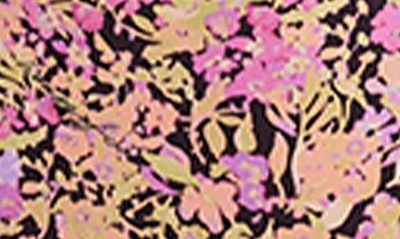 House Of Cb Mykonos Mid-rise High-leg Bikini Bottom In Olive Floral